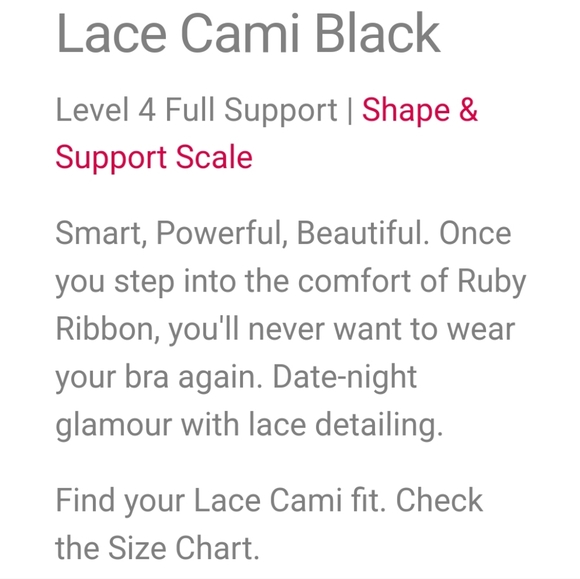Ruby ribbon lace cami black - Picture 11 of 12